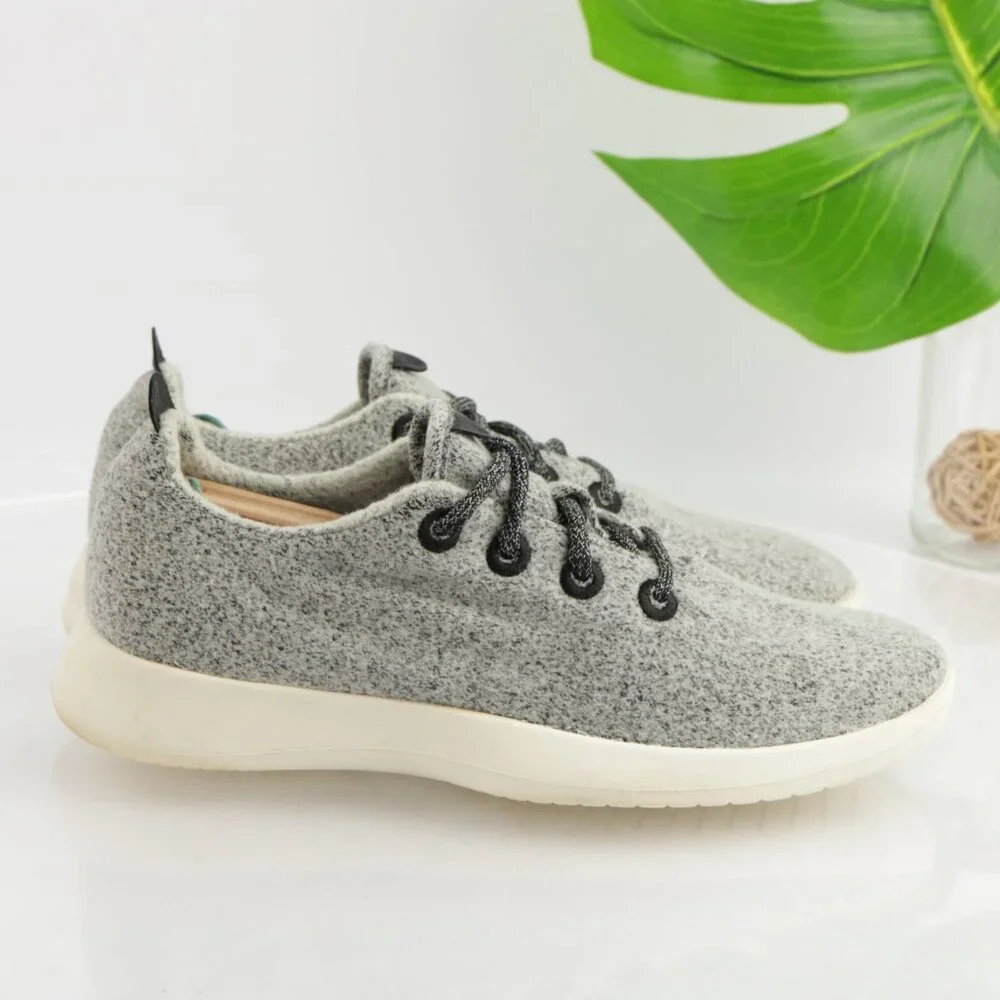 Allbirds Womens WR Wool Runner Shoes Size 9 Gray Merino Sneakers Trainer Low